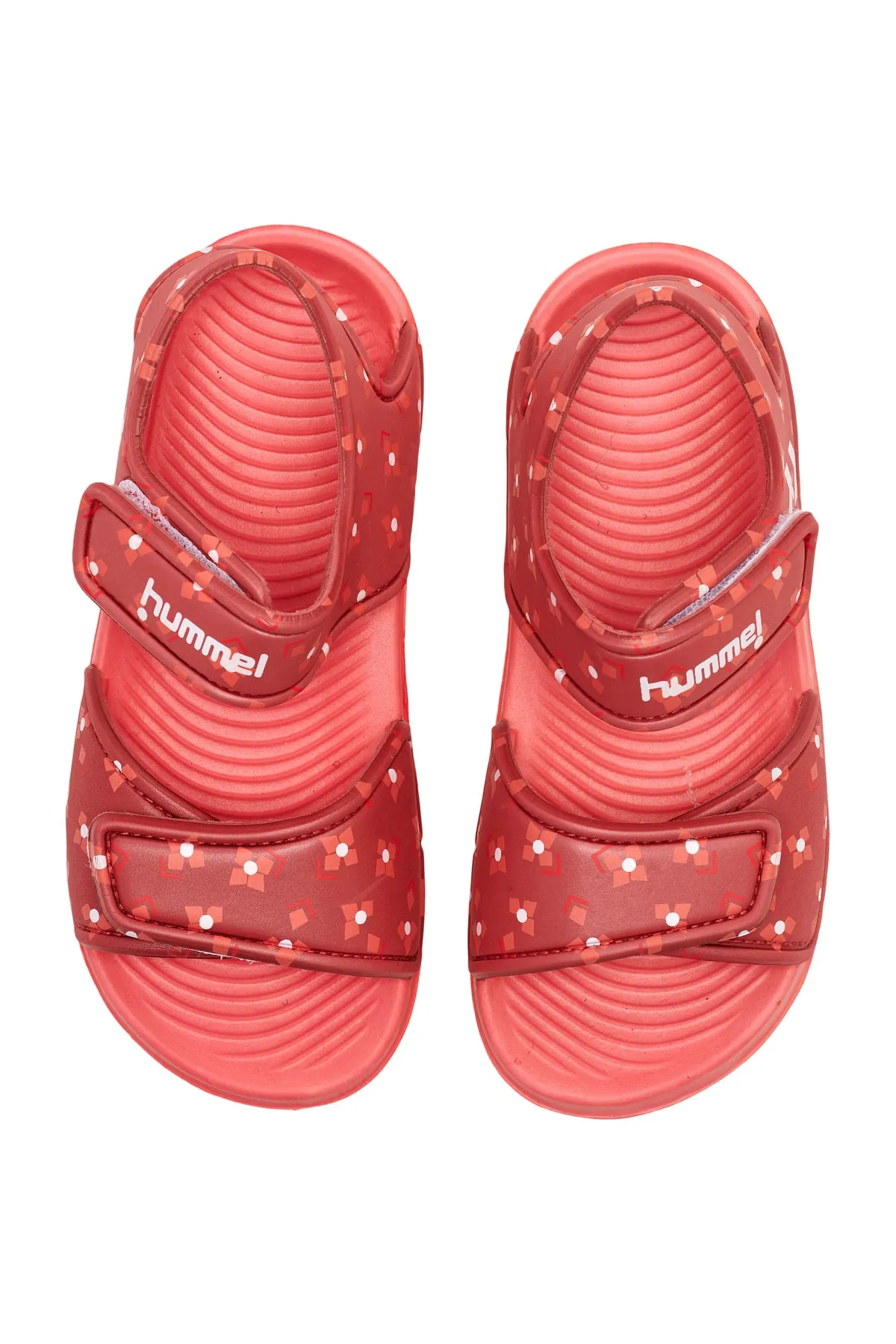 hummel  Pantolette - Rot - Flacher Absatz