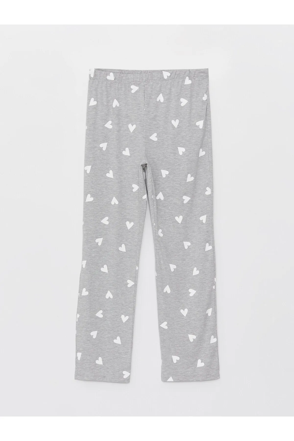 LC Waikiki  Gemusterte Damen-Pyjamahose mit elastischem Bund
