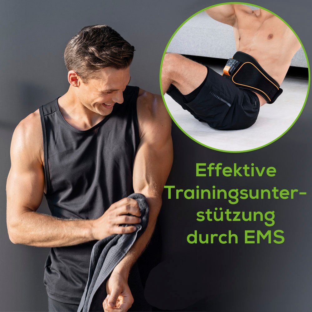 BEURER EMS-Bauchmuskeltrainer EM 37 Bauchmuskel-Gürtel, (2-tlg), Wasserkontakt-Elektroden