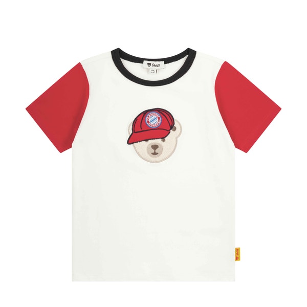 T-Shirt kurzarm FC Bayern, weiß