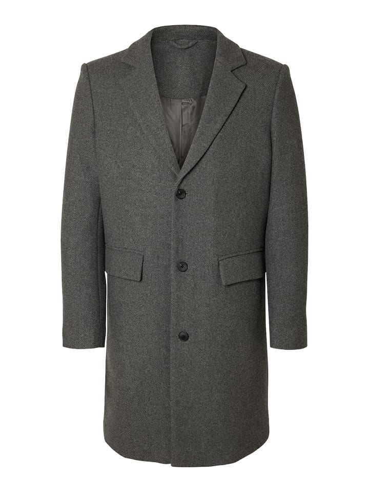 SELECTED HOMME Übergangsmantel in Anthrazit günstig kaufen