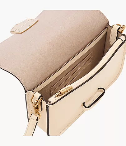 Fossil Small Flap Crossbody Lennox Leder