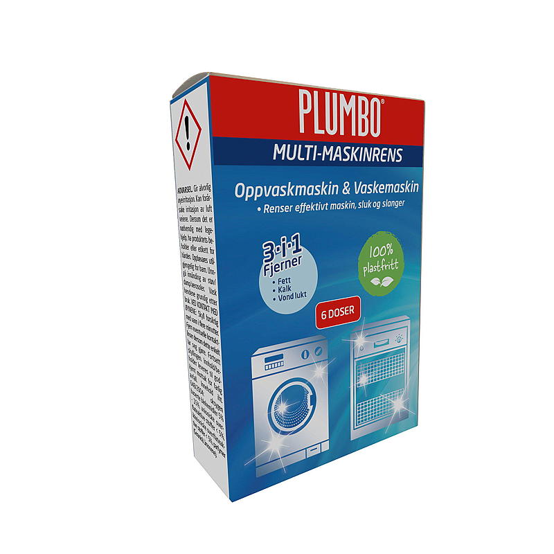 Plumbo Plumbo 6 stk Multi-Maskinrens