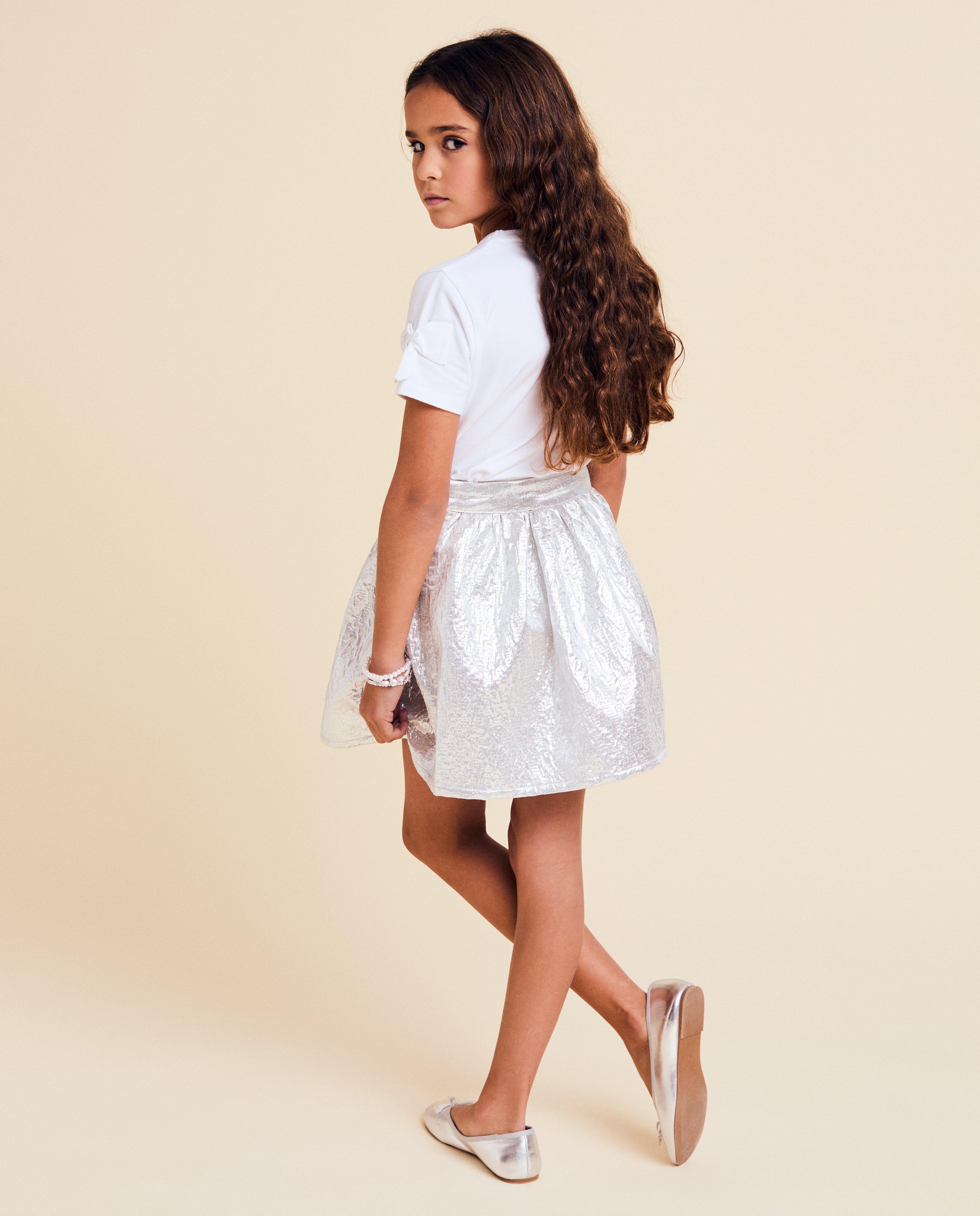 Tricou Milla Star cu funde, Ocazii speciale alb