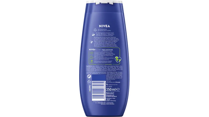 NIVEA Pflegedusche Creme Care & NIVEA Duft 250 ml