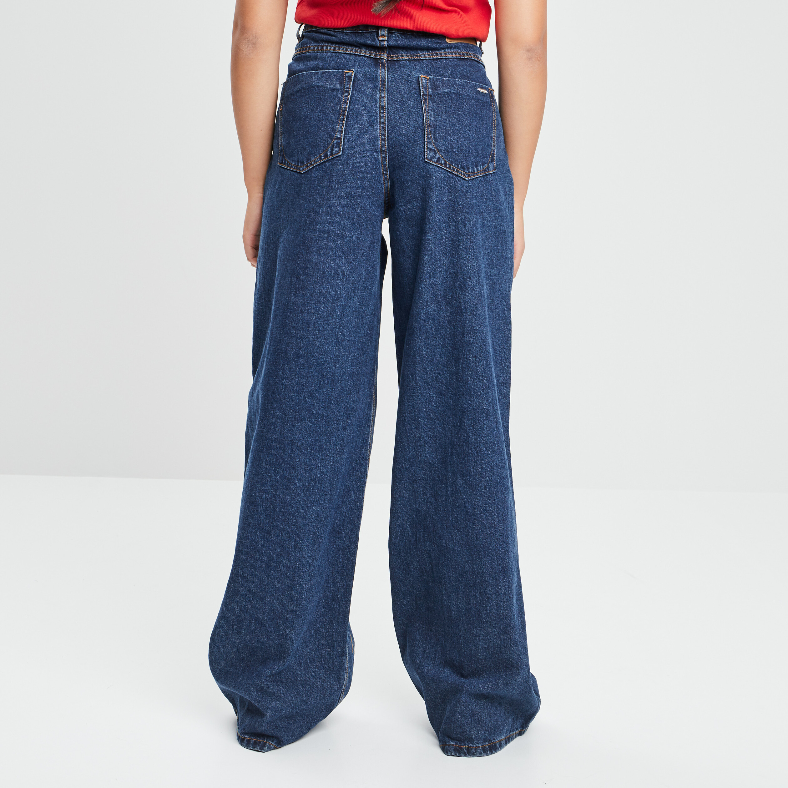Jeans large taille standard denim stone femme | La Halle