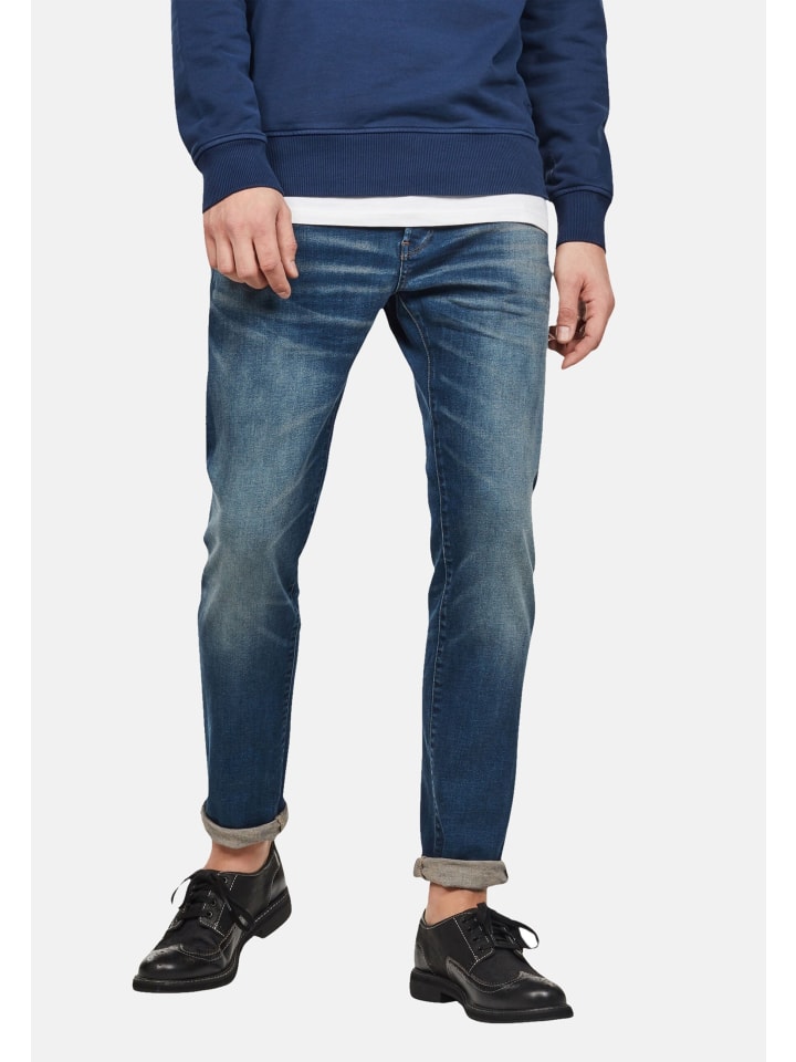 G-Star Jeans '3301 Slim' in blau günstig kaufen