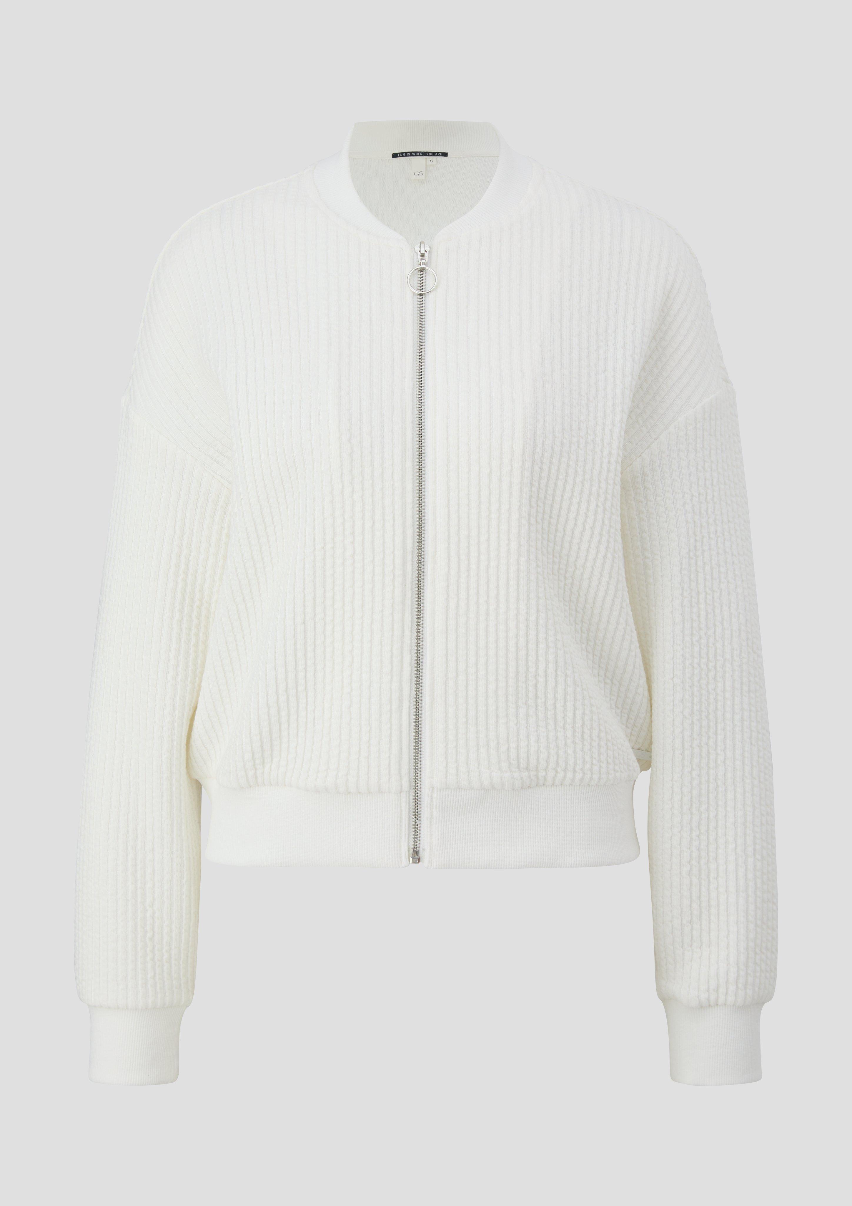 Blouson in gerippter Sweat-Qualität  2154128-0200
