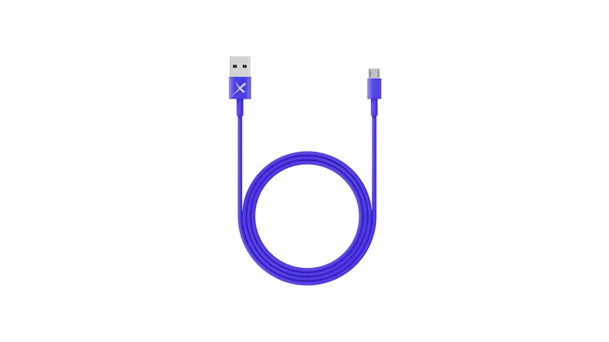 Xlayer Kabel Colour Line Micro USB to USB 1m Blue
