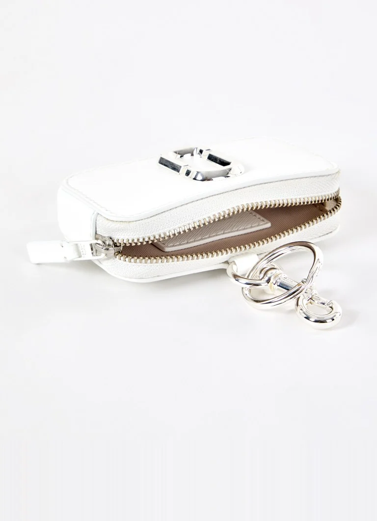 Porta-chaves de couro Marc Jacobs Nano Snapshot