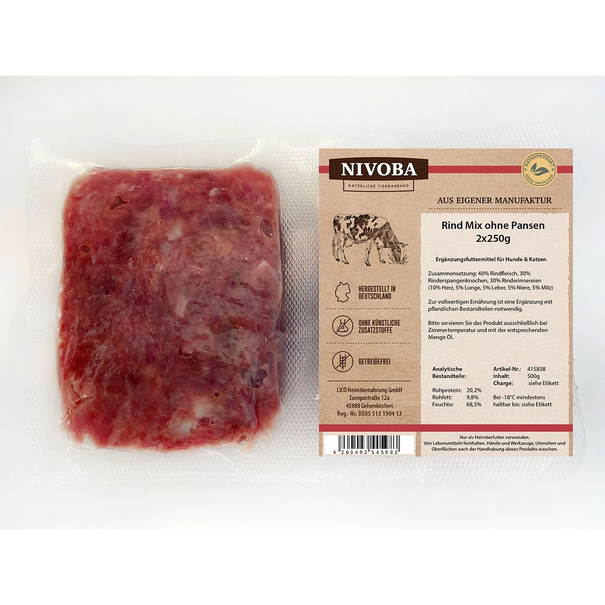 Nivoba Rind Mix ohne Pansen günstig kaufen bei ZooRoyal