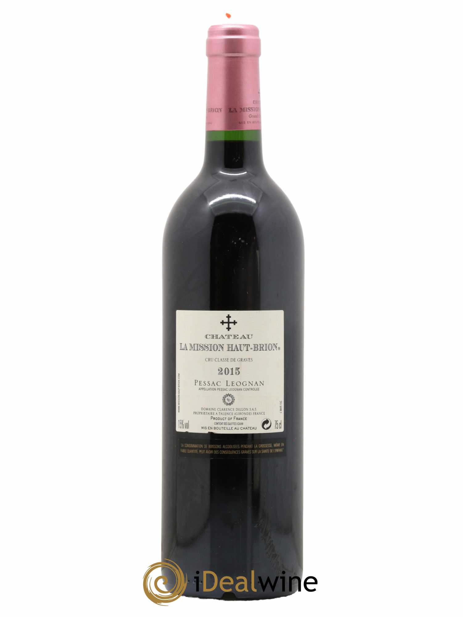 Château La Mission Haut-Brion Cru Classé de Graves  2015 - Lot de 1 Bouteille