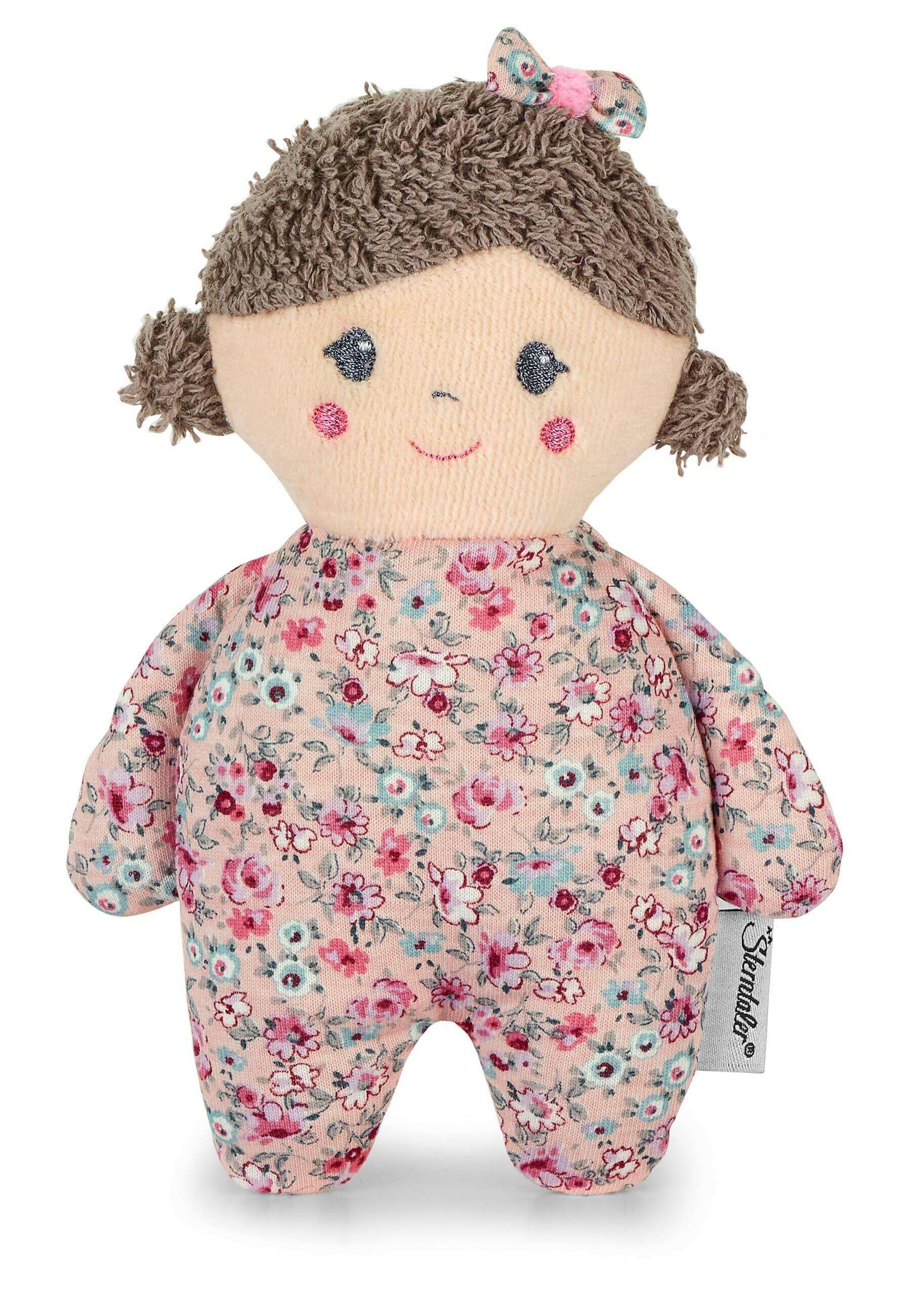 Spielpuppe Mädchen Amelie in Rosa, 16 cm