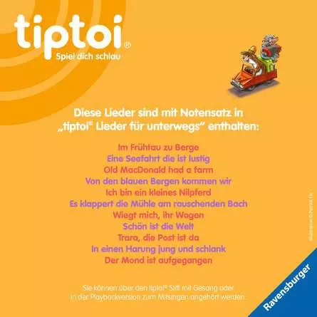 tiptoi® Meine schönsten Lieder für unterwegs