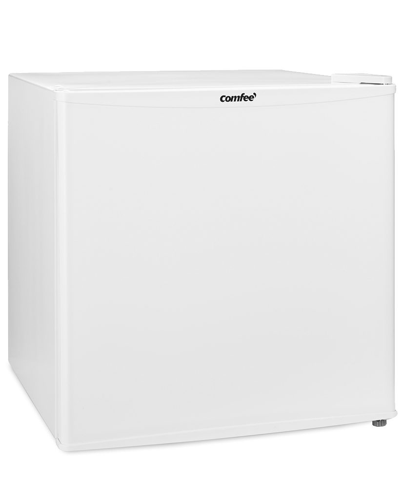 comfee Kühlschrank RCD76WH1, 49,2 cm hoch, 47,2 cm breit, Kühlgerät Box mit Eisfach