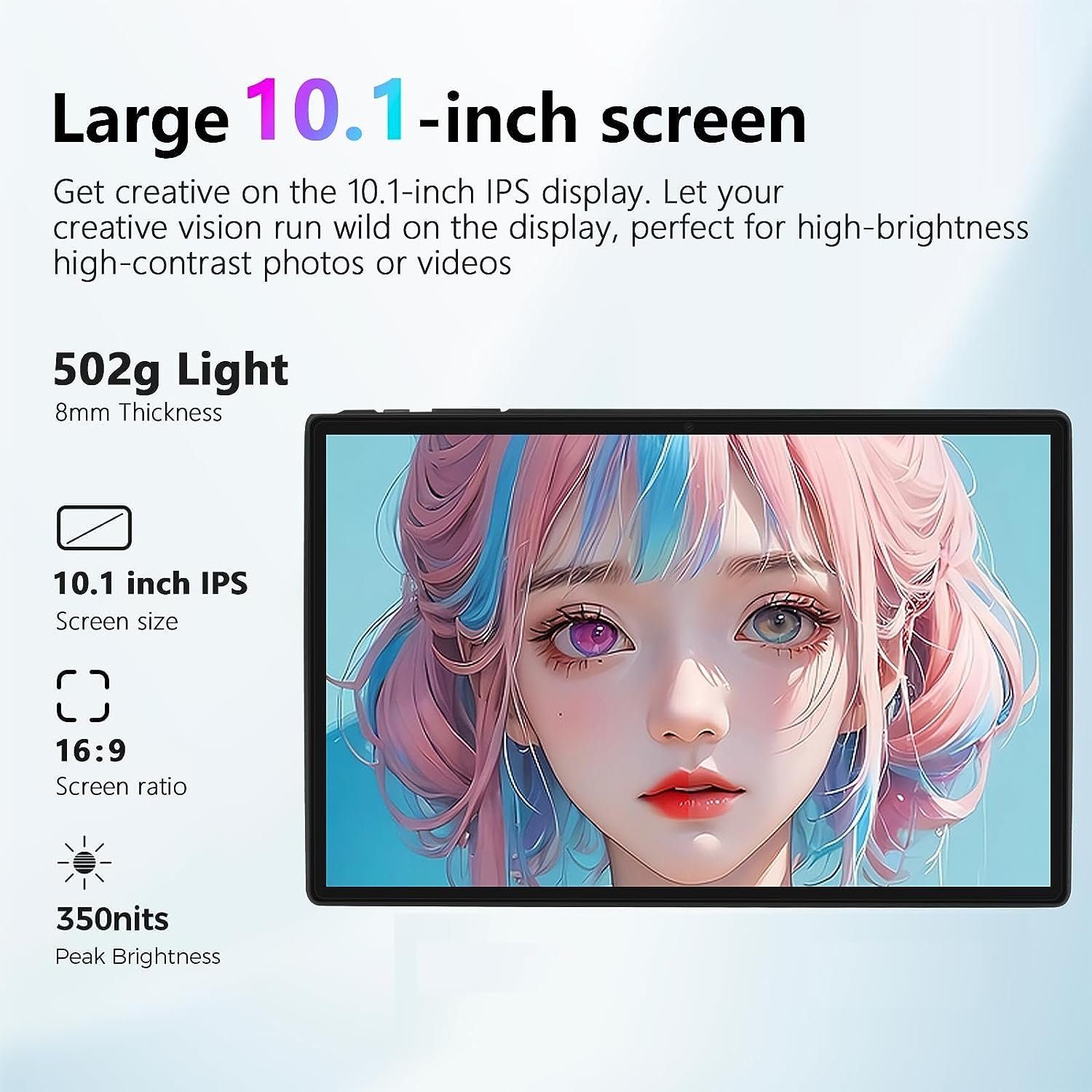 GOODTEL 14GB RAM 1TB TF, WiFi 5G Tablet (10
