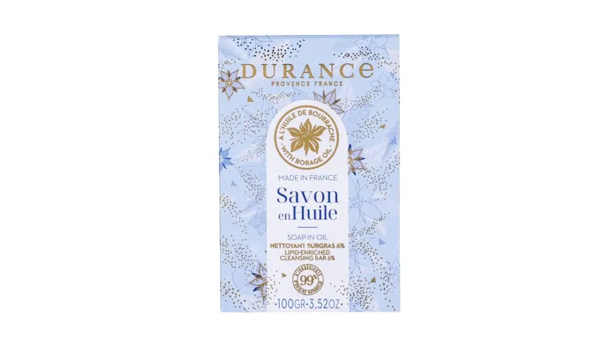 DURANCE Reichhaltige Seife Borretschöl 100 g