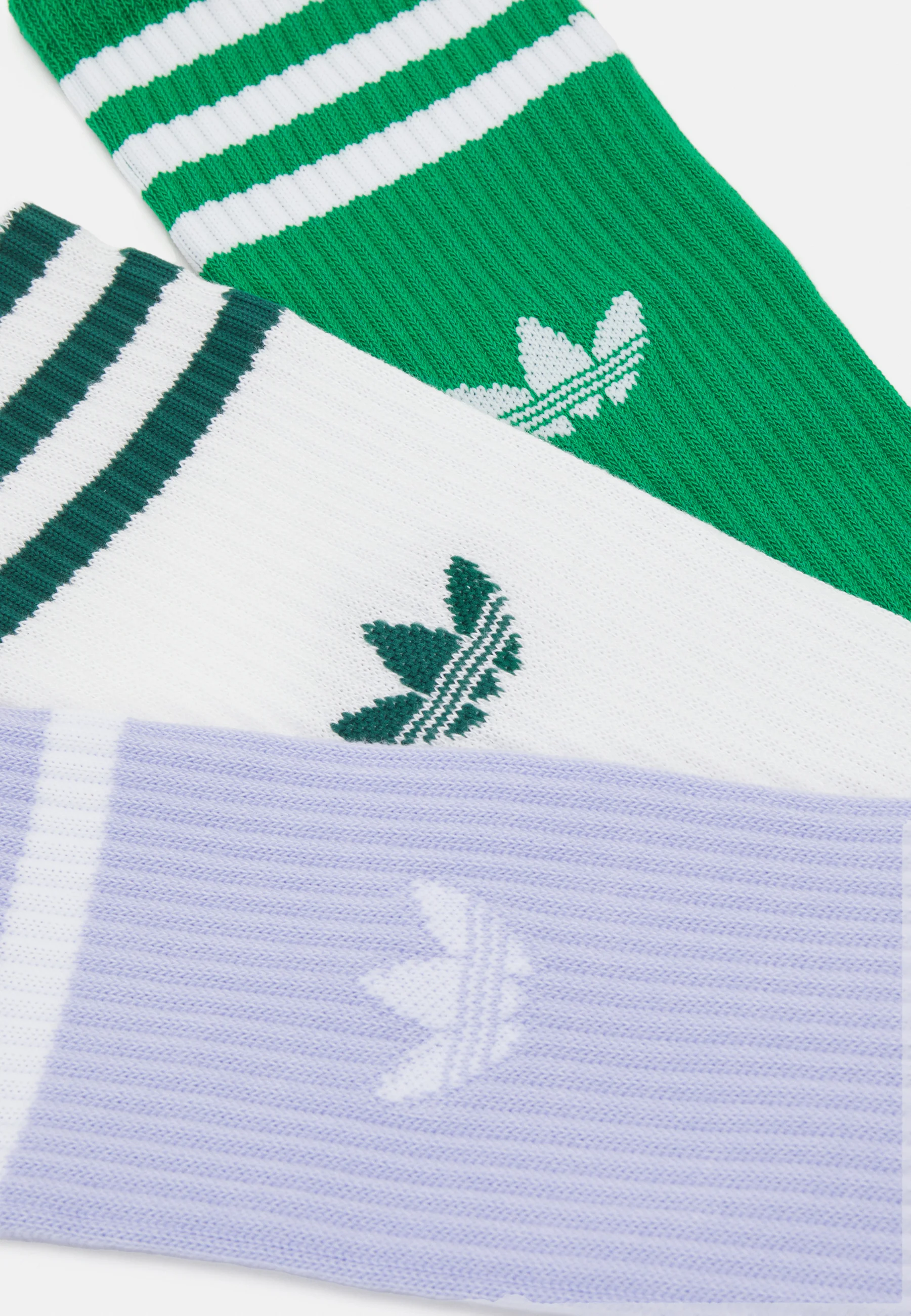 adidas Originals Calcetines altos unisex (paquete de 3)