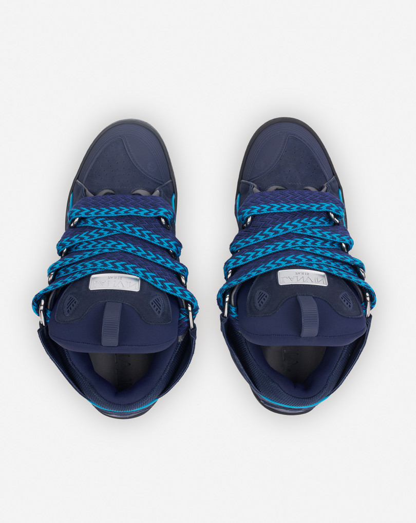 SNEAKERS CURB EN CUIR