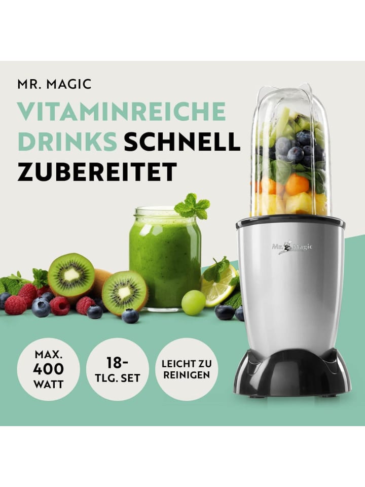 Gourmetmaxx GOURMETmaxx Mixer Mr. Magic 14-tlg. - Schwarz günstig kaufen onesize