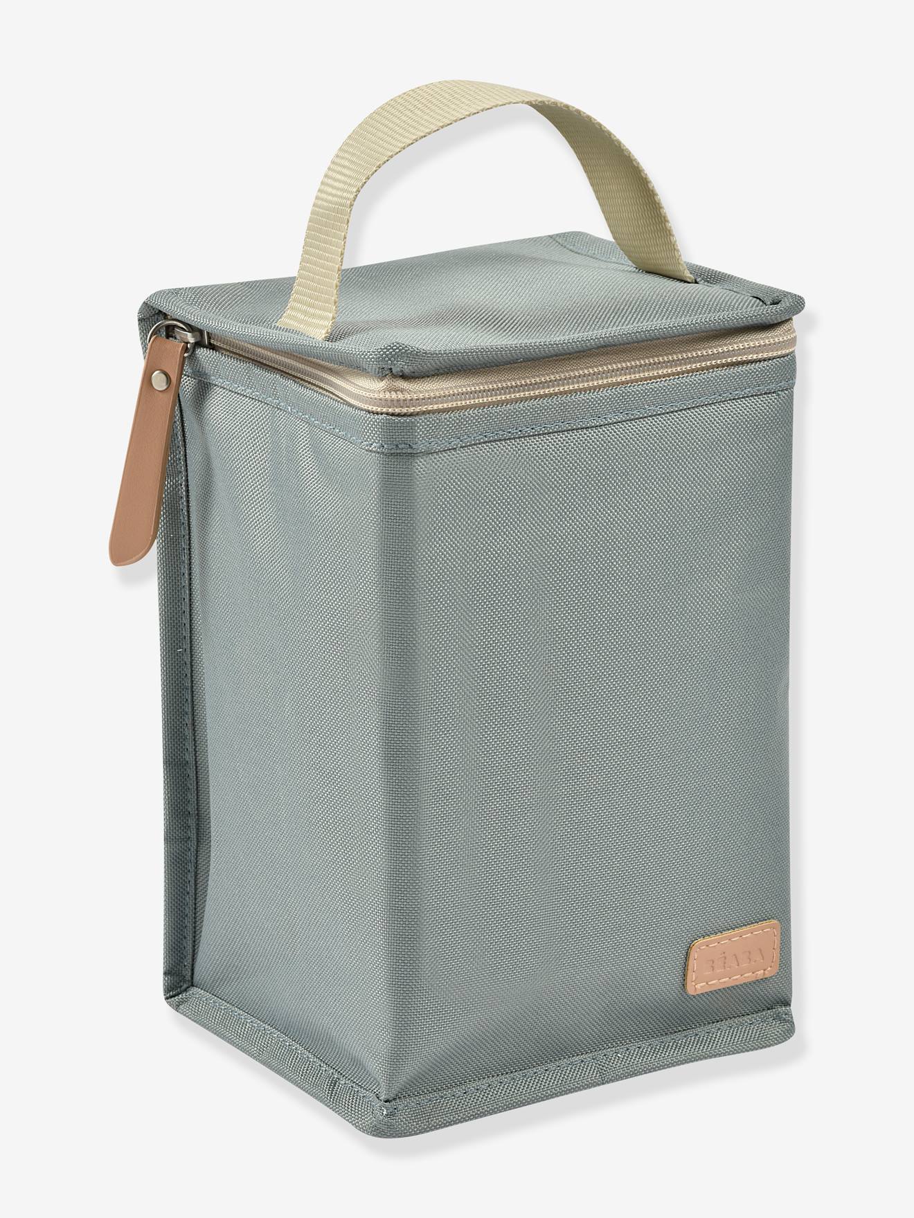 Pochette repas isotherme BEABA gris perle