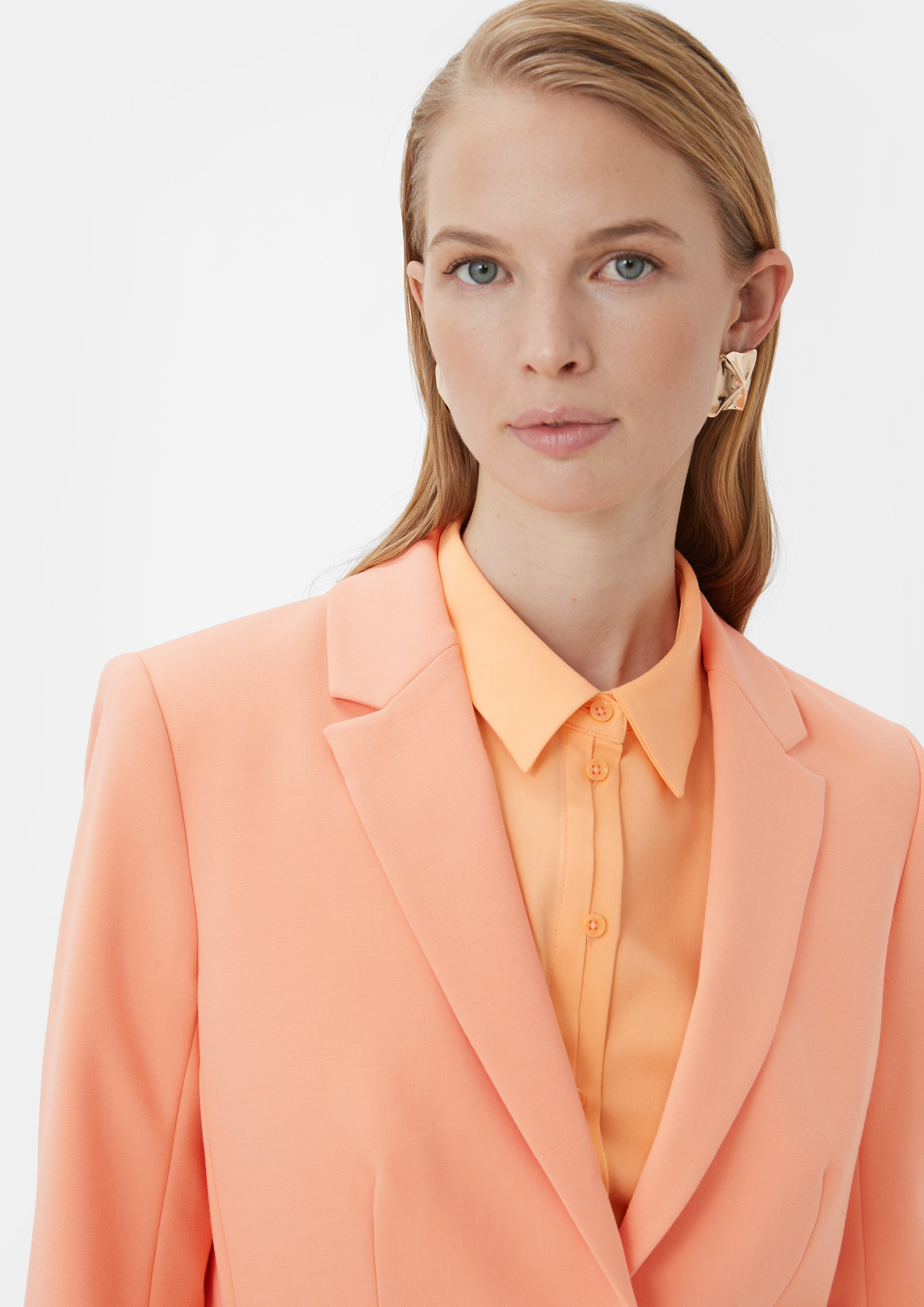 Blazer aus Viskosemix - mango