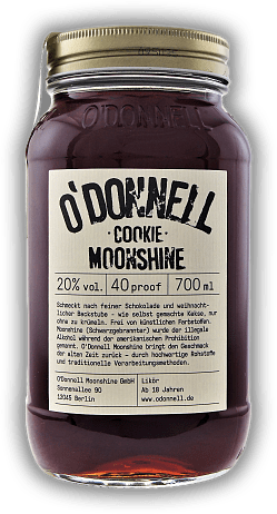 O'Donnell Moonshine Cookie O'Donnell Moonshine Cookie Limited Edition. 0,7	 Liter - Vol 20%
