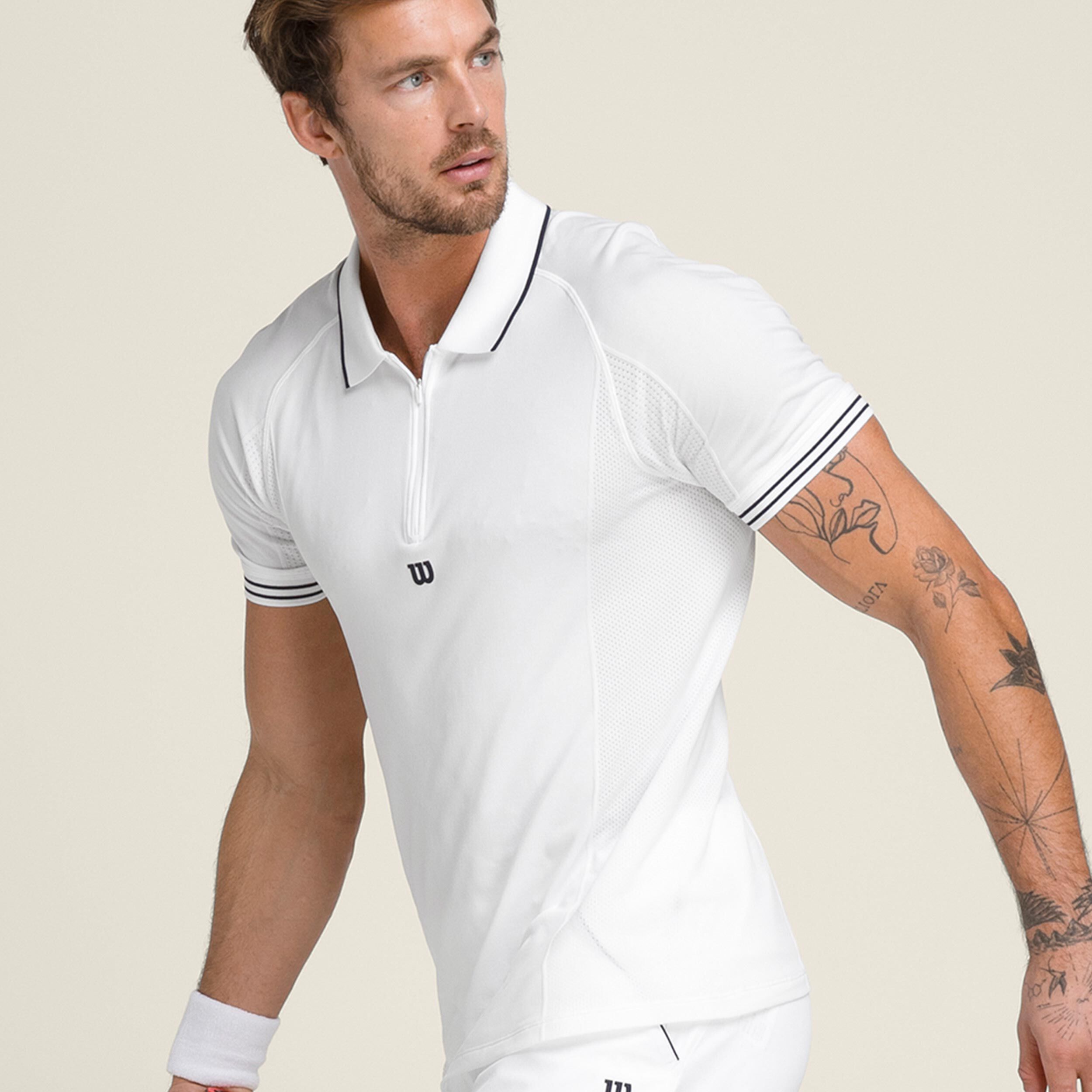 Players Seamless Polo Herren - Weiß