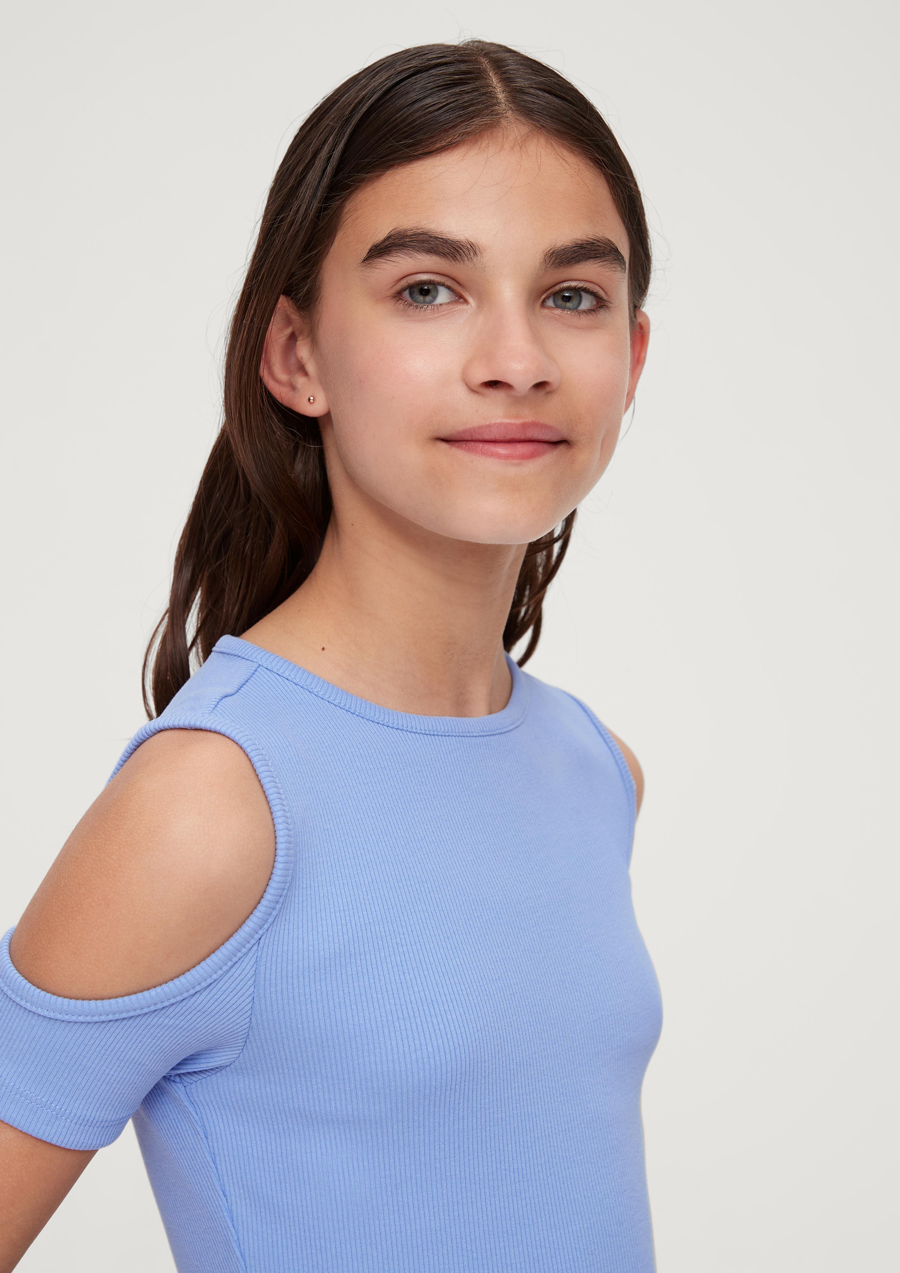 T-Shirt mit Cold Shoulder  2130471-5334