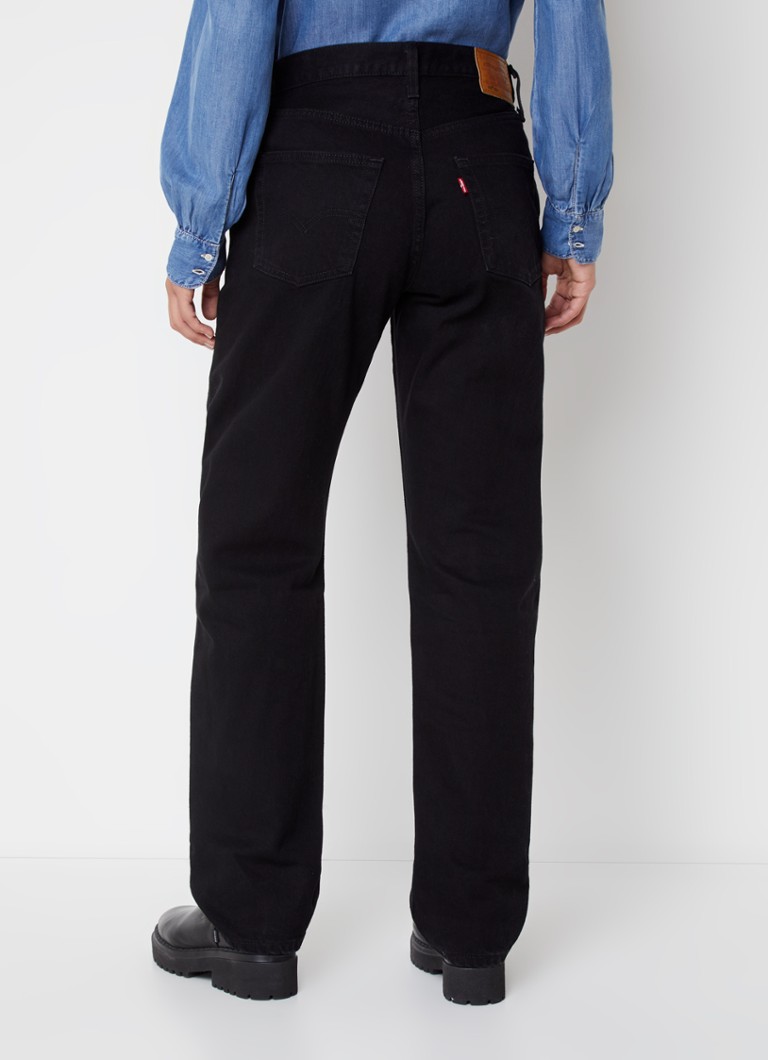 Jeans Levi's 501 degli anni '90, vita media, gamba dritta, lavaggio colorato
