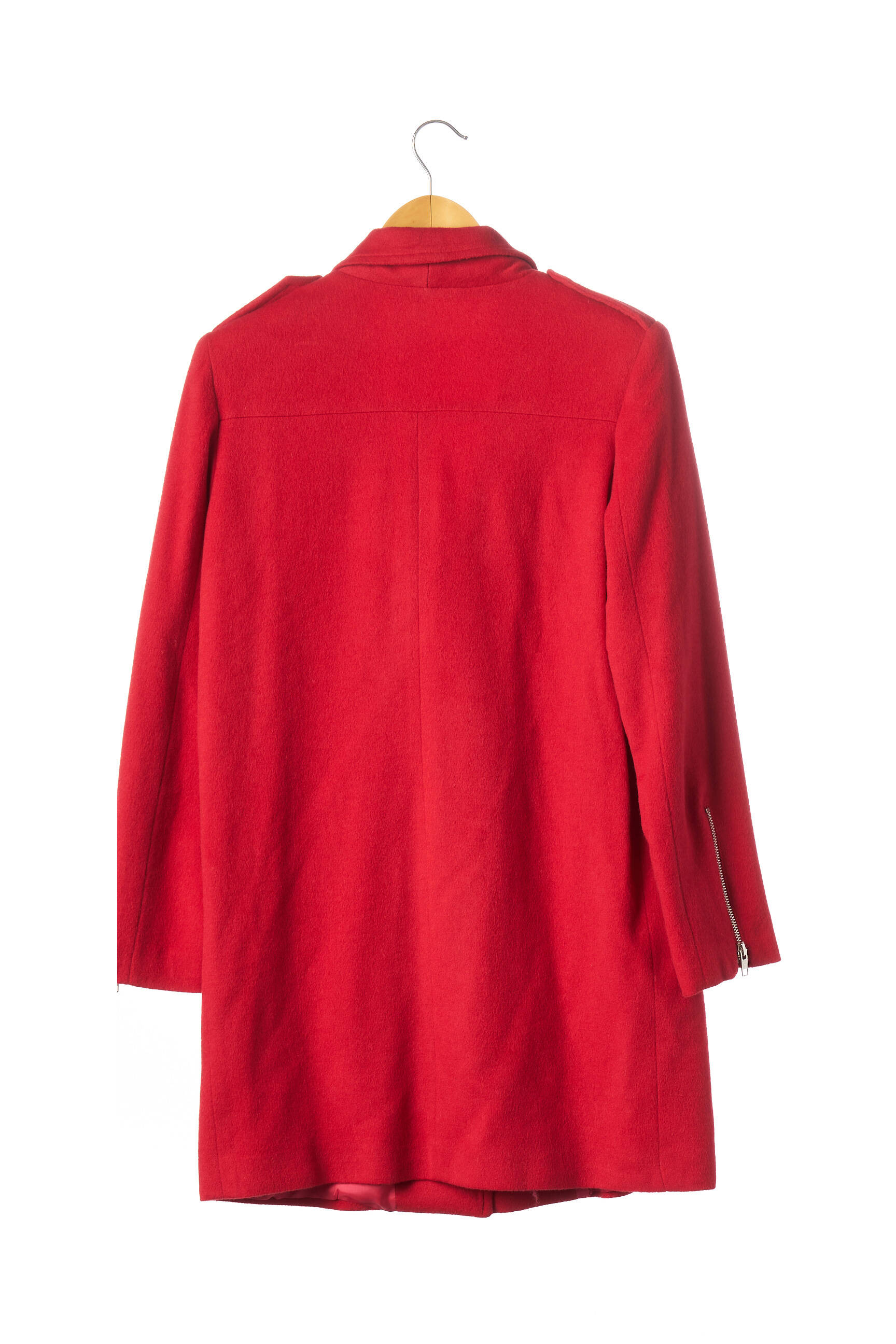 Sans Marque Manteaux Longs Femme couleur rouge