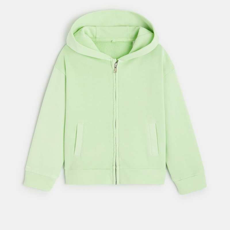 Gilet vert CONFETTI pigments naturels mixte