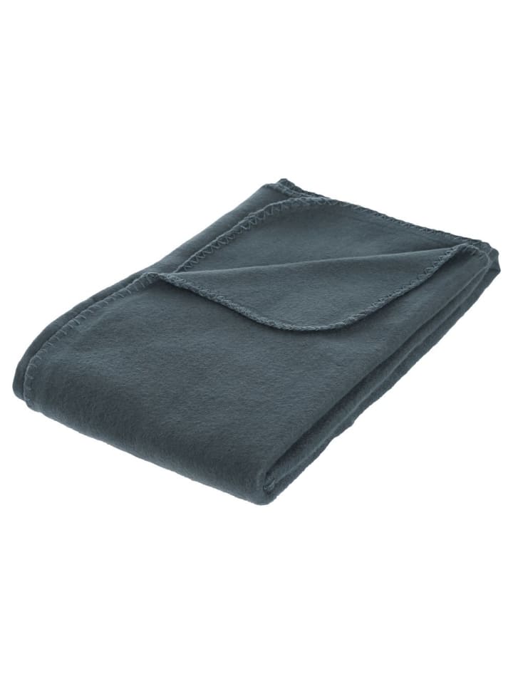 Atmosphera Créateur d'intérieur Fleecedecke in blau günstig kaufen onesize