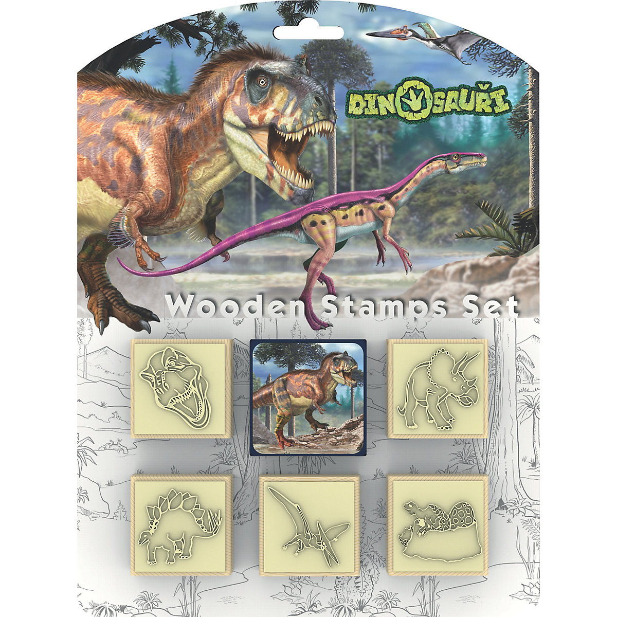 DINO-Stempel 5+1