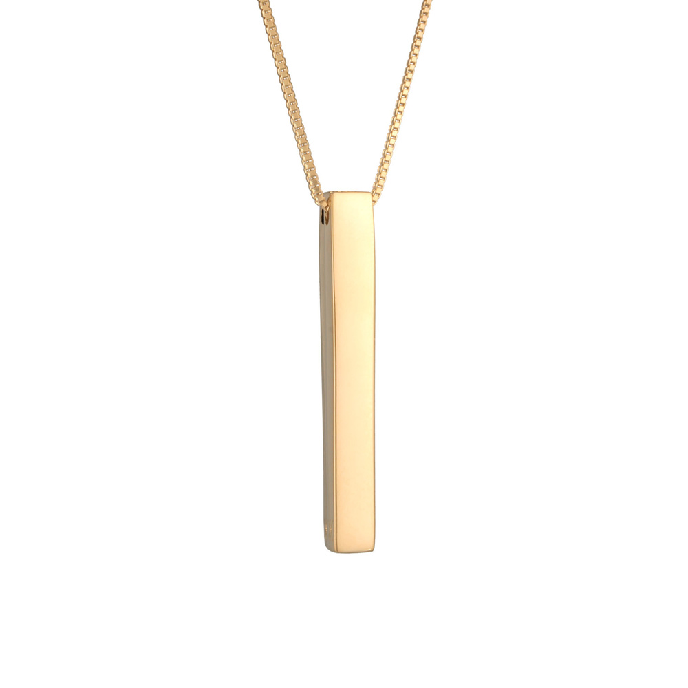 KUZZOI KUZZOI Collier Hommes Basique vénitien en argent sterling 925 oxydé Bijoux