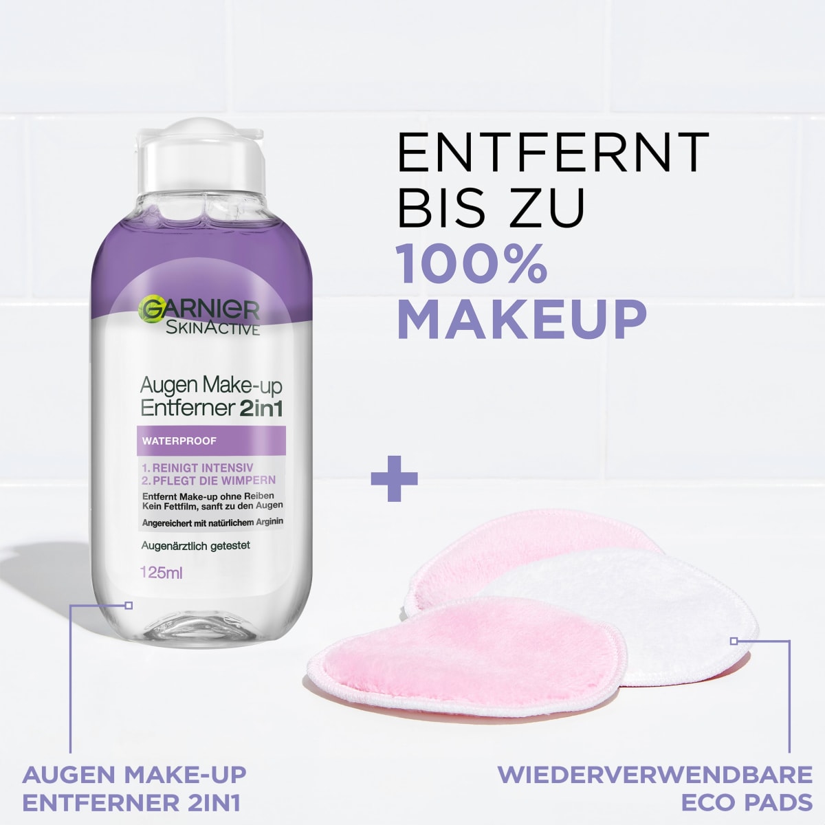 Augen Make-up Entferner 2in1, 125 ml