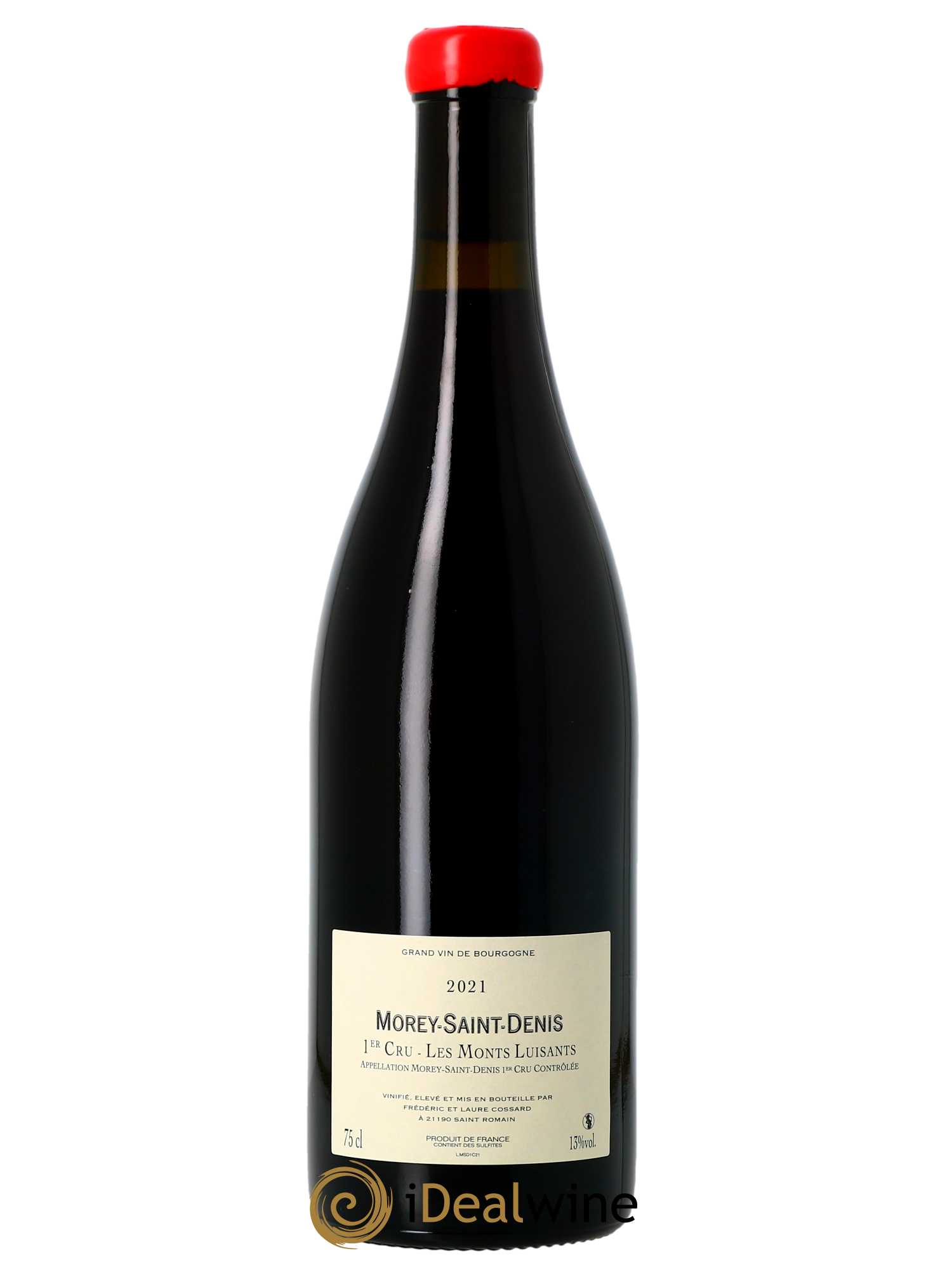 Morey Saint-Denis 1er Cru Les Monts Luisants Domaine de Chassorney - Frédéric Cossard  2021 - Lot de 1 Bouteille