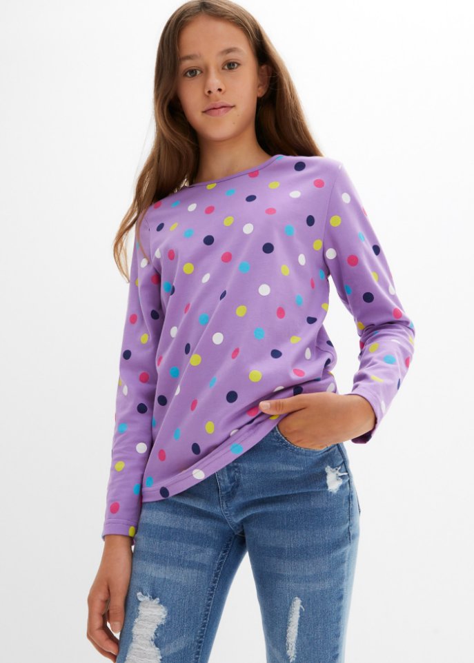 Mädchen Langarmshirt (3er Pack)