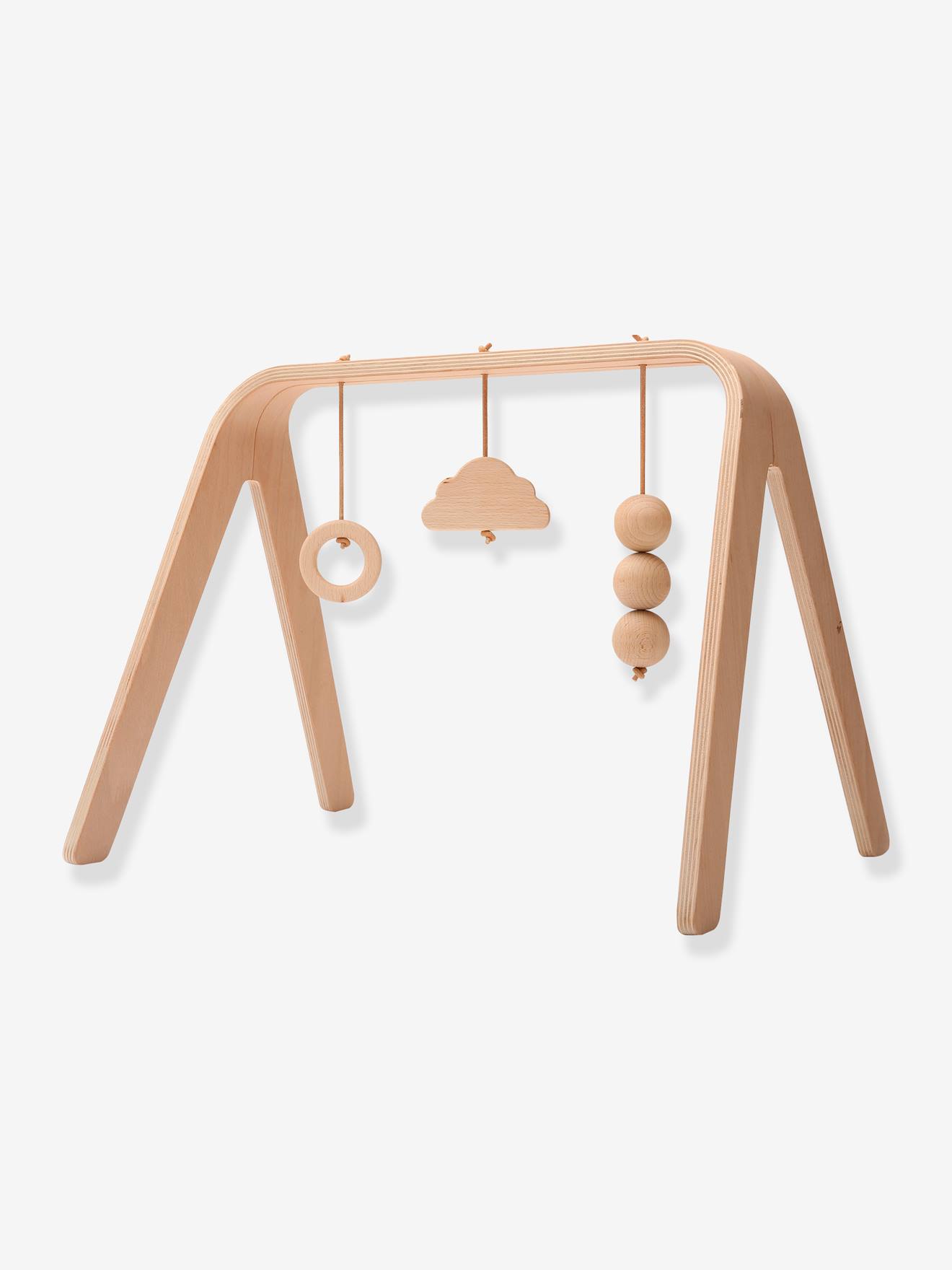 Arche d'éveil NAHO avec Jouets en Bois CHARLIE CRANE bois