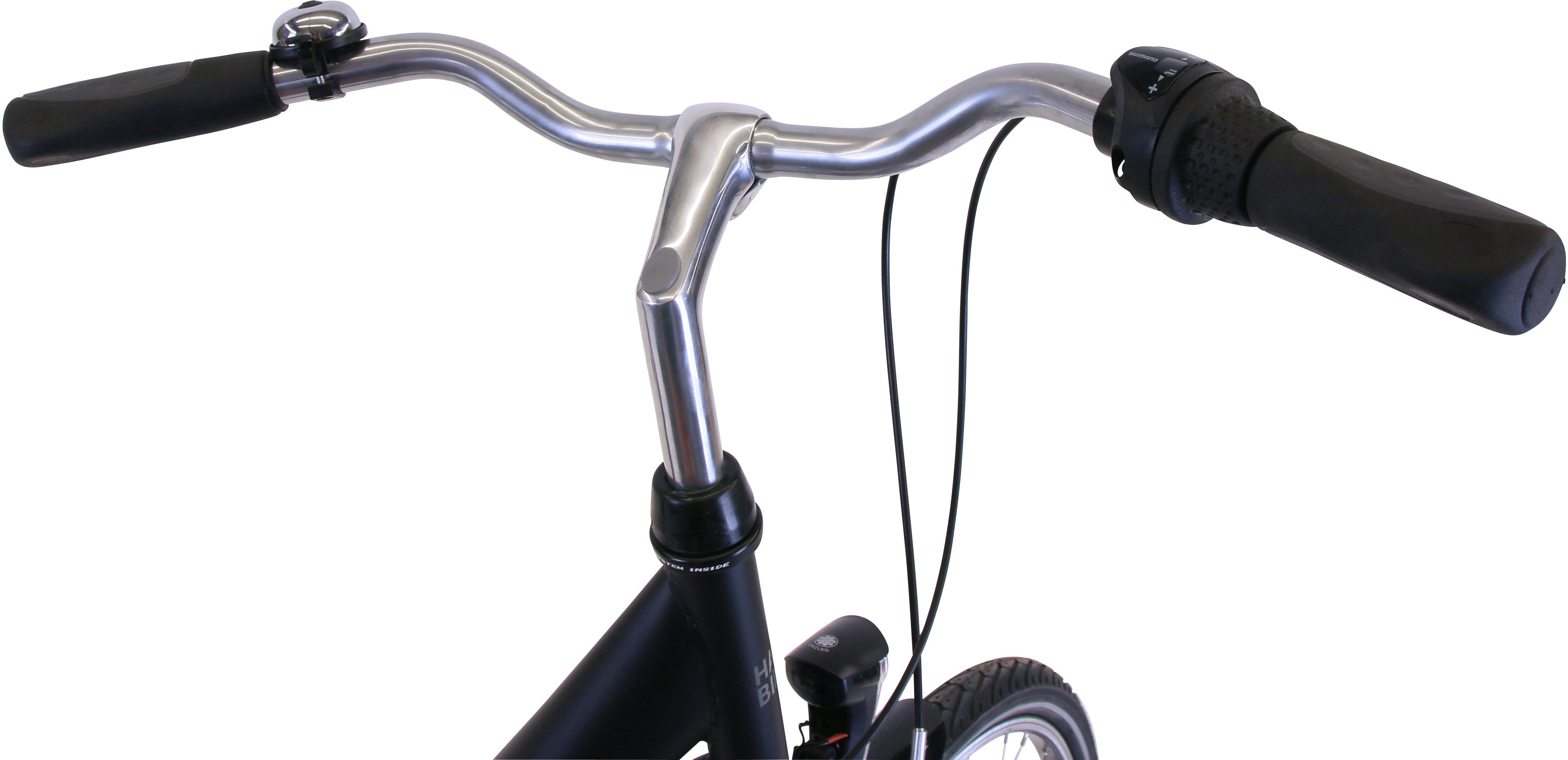 HAWK Bikes Cityrad HAWK City Wave Premium Black, 3 Gang Shimano Nexus Schaltwerk