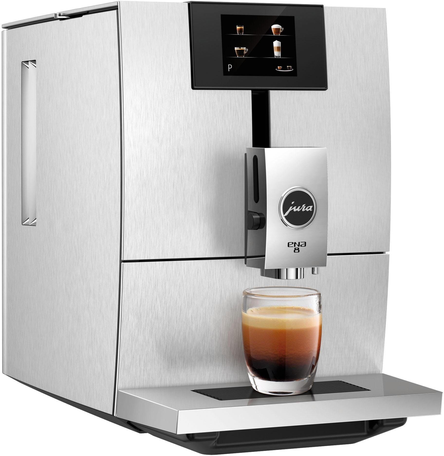 JURA Kaffeevollautomat ENA 8, silberfarben