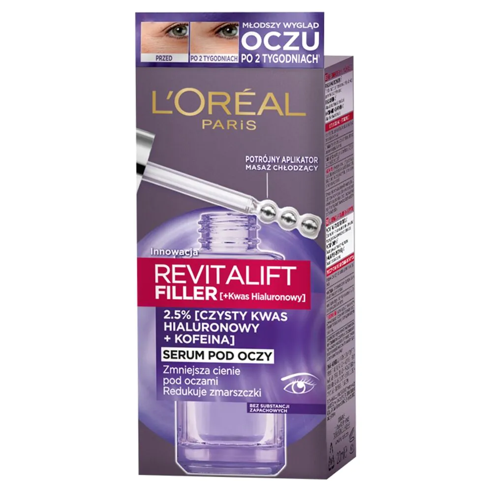 L'Oréal Paris De Revitalift Filler akių serumas