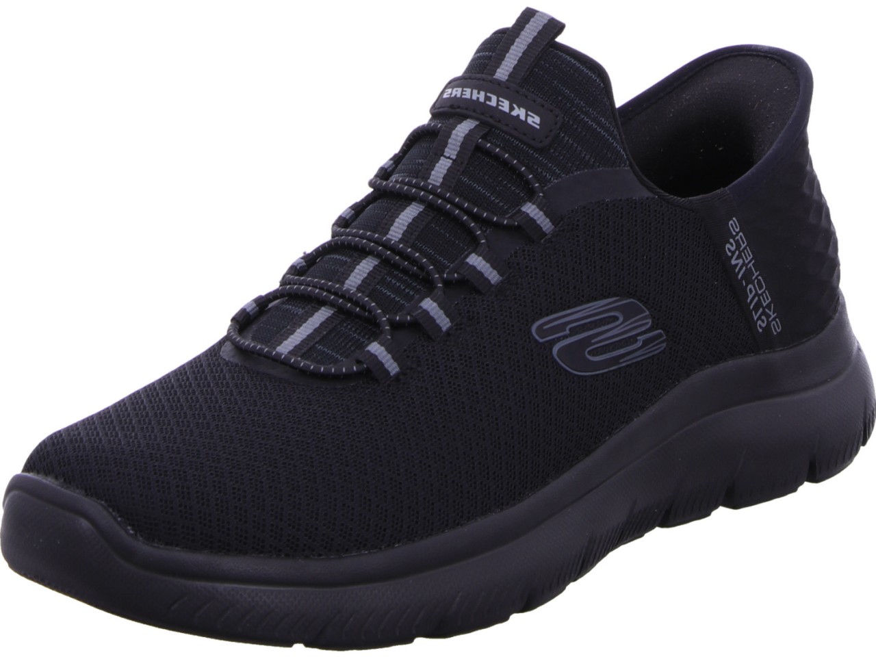 SKECHERS Komfort Slipper schwarz SLIP-INS: SUMMITS - HIGH RANGE