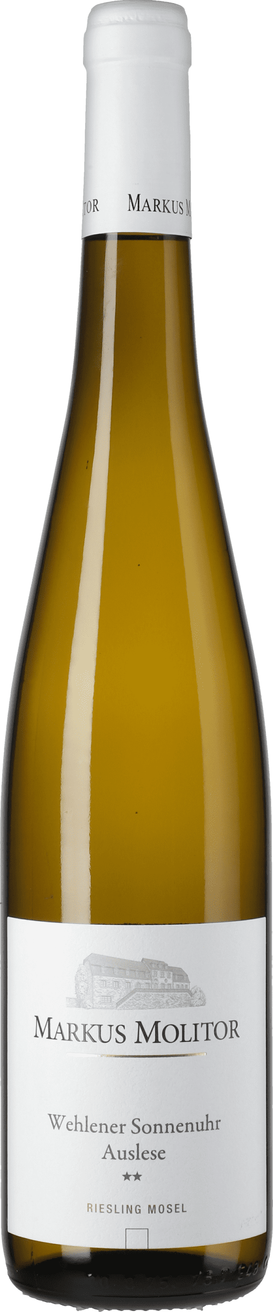 Markus Molitor: Riesling Wehlener Sonnenuhr Auslese ** Weiße Kapsel 2021