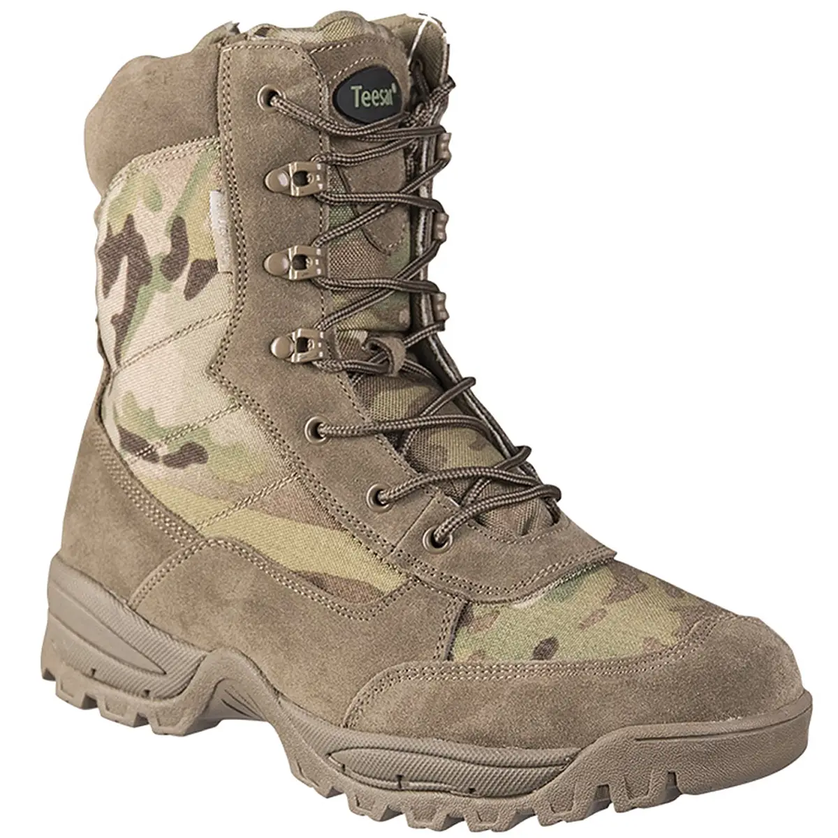 Tactical Boot YKK Zipper multicam