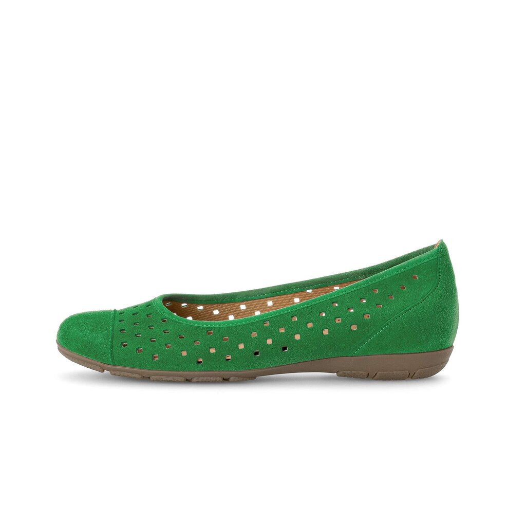 Gabor fashion Sportliche Ballerina grün