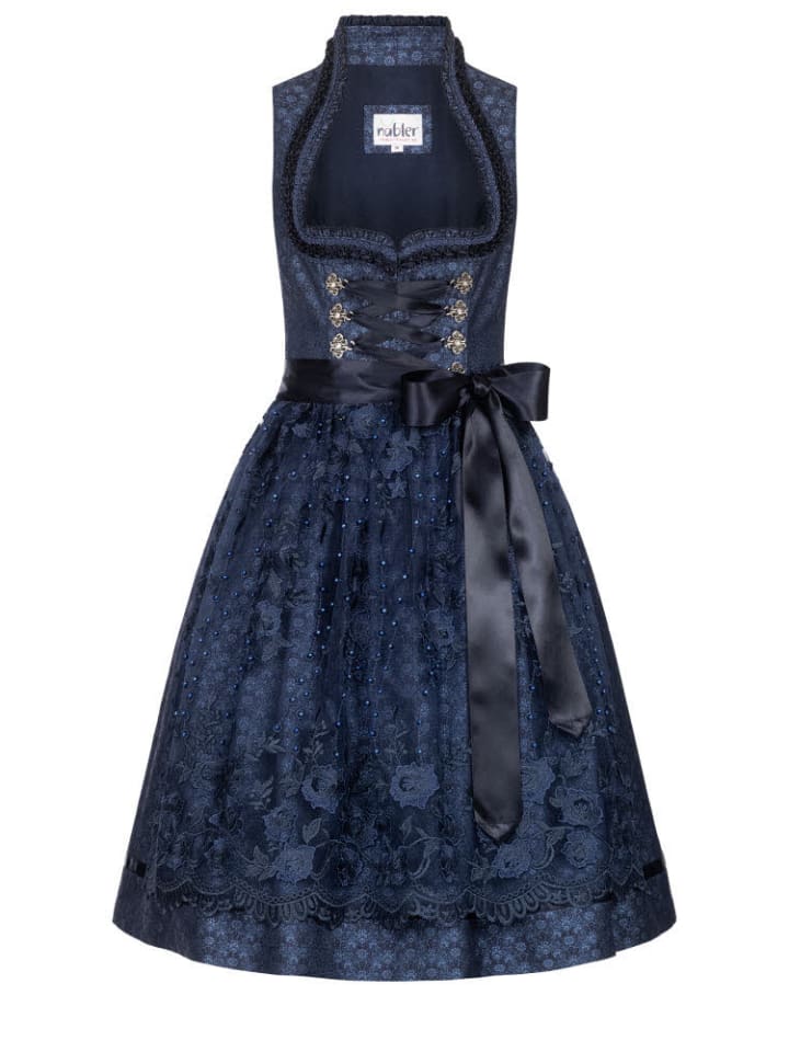 Nübler Dirndl midi Coro in Dunkelblau günstig kaufen
