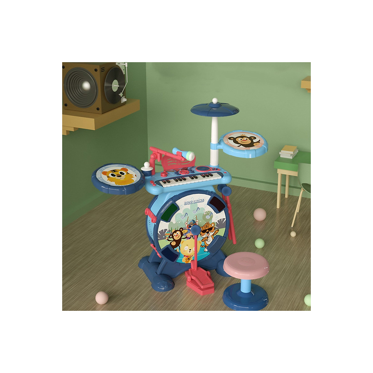 Metronom für Kindermusik Kindermusik Aufklärung Schlagzeug Beleuchtung Musikinstrumente Percussion Lernspielzeug