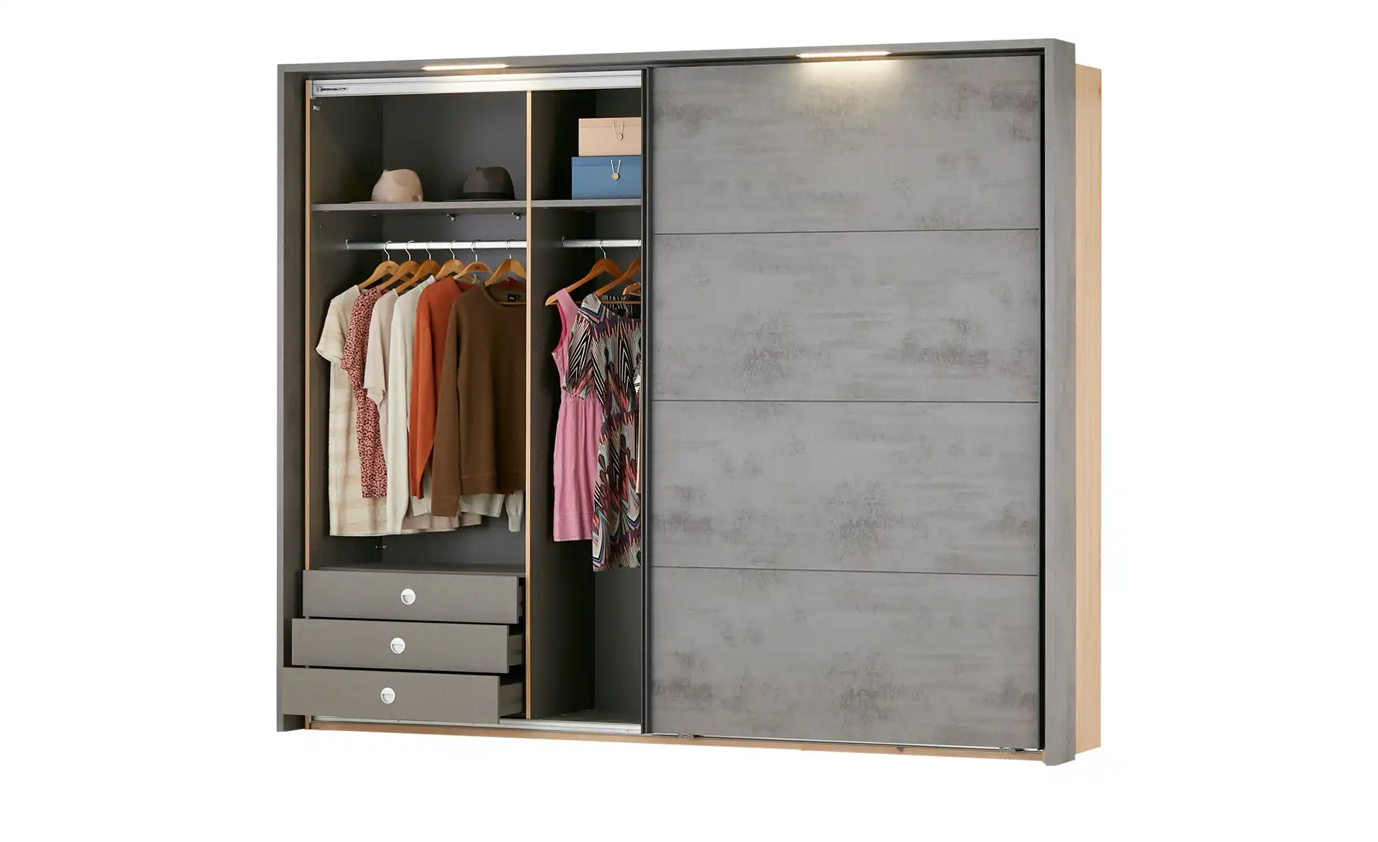 Schwebetürenschrank, 2-türig