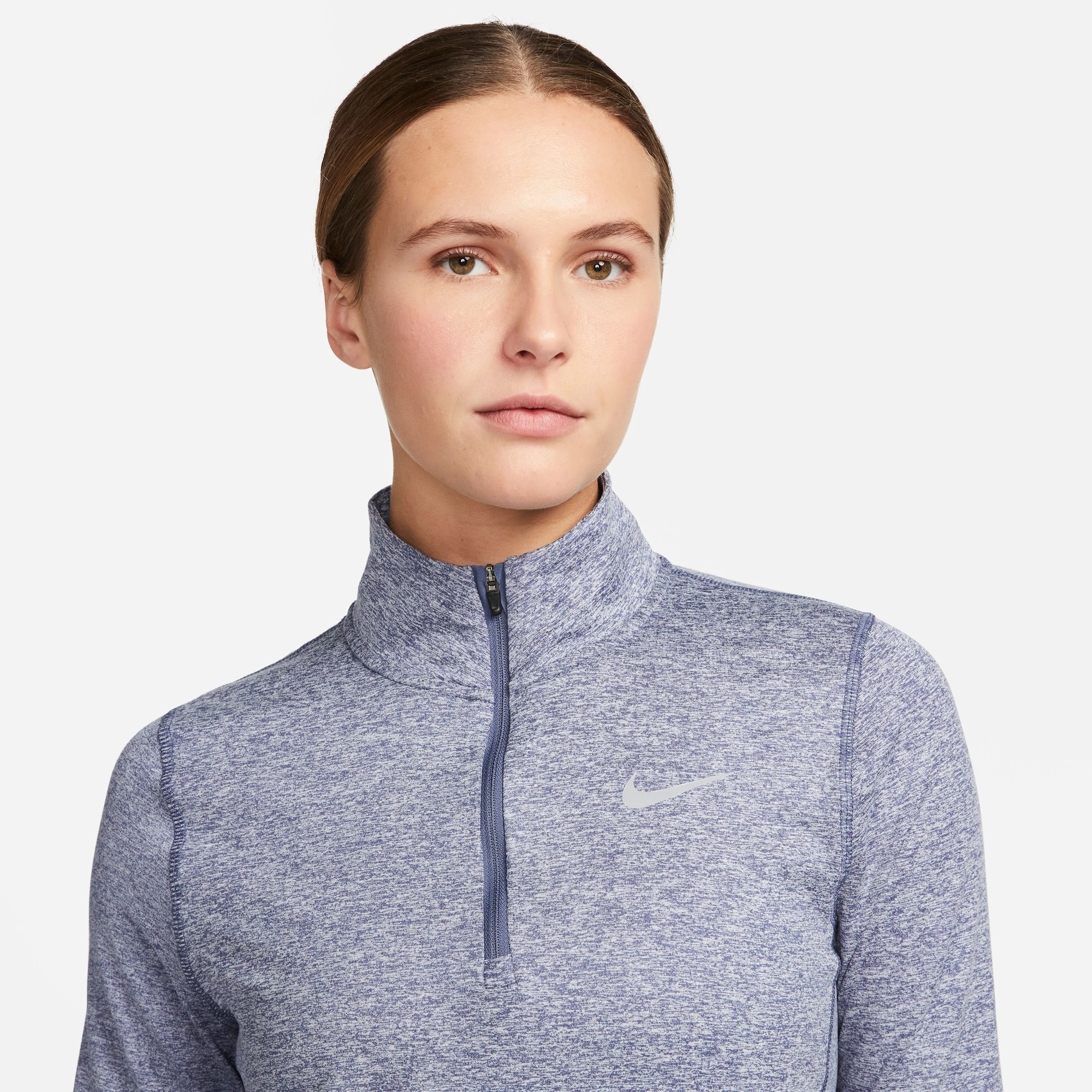 Element Half-Zip Running Lauftop Damen - Flieder, Grau